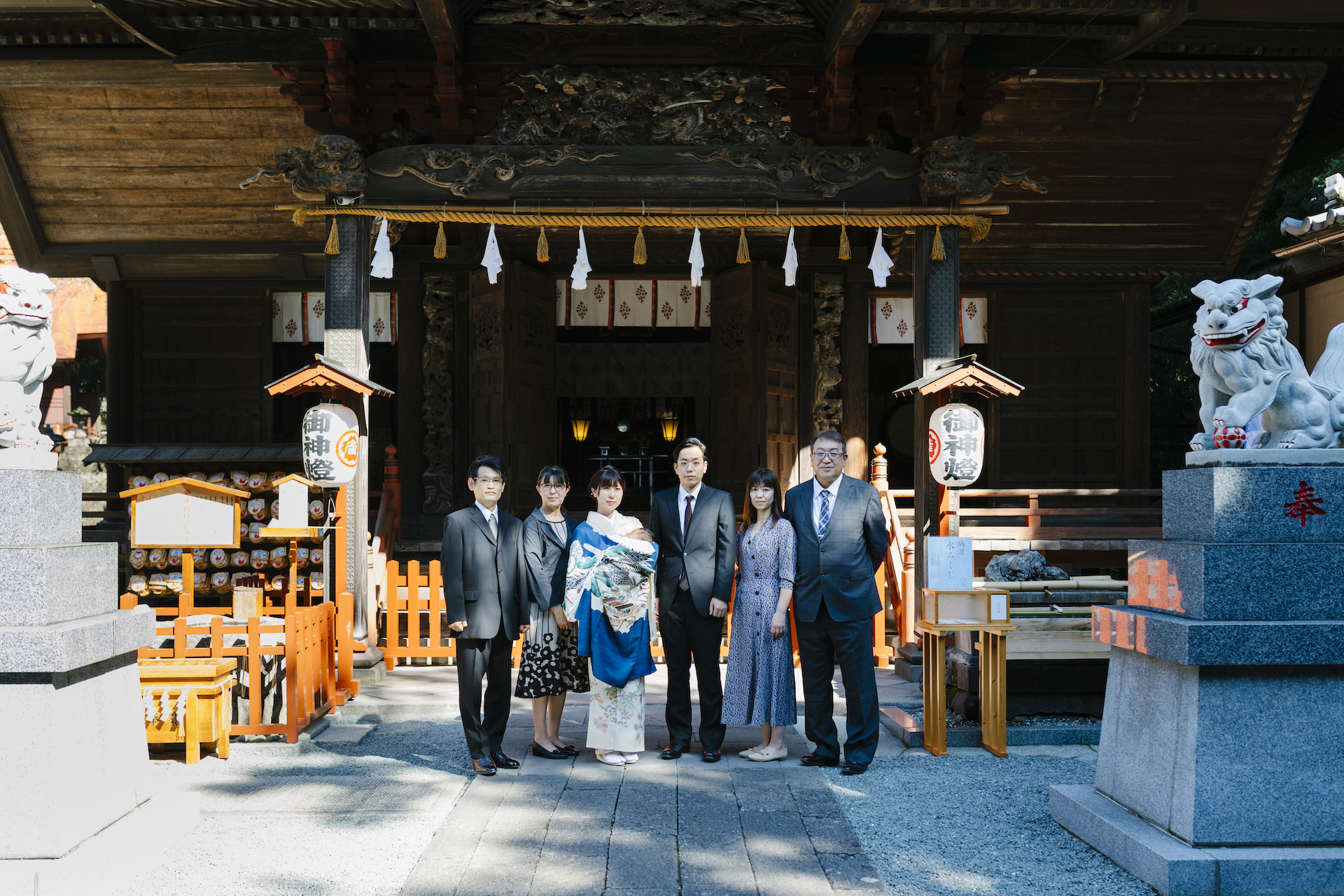 お宮参り写真