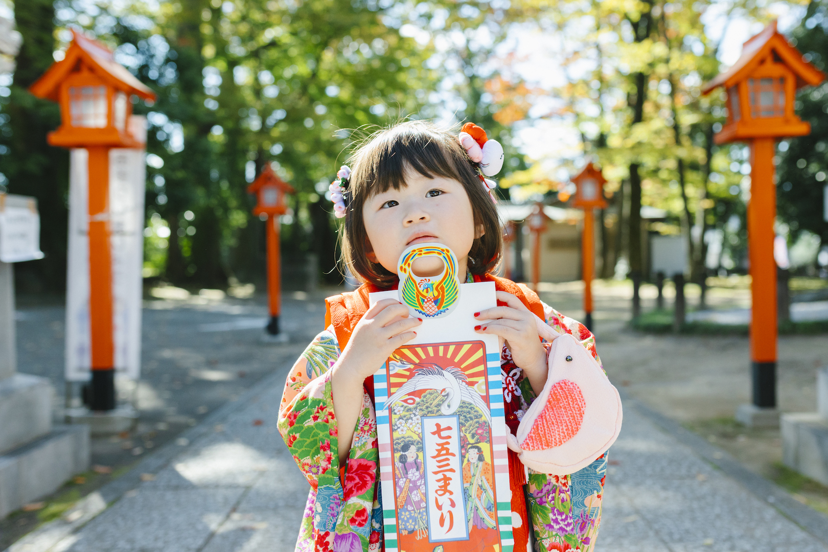 七五三の女の子