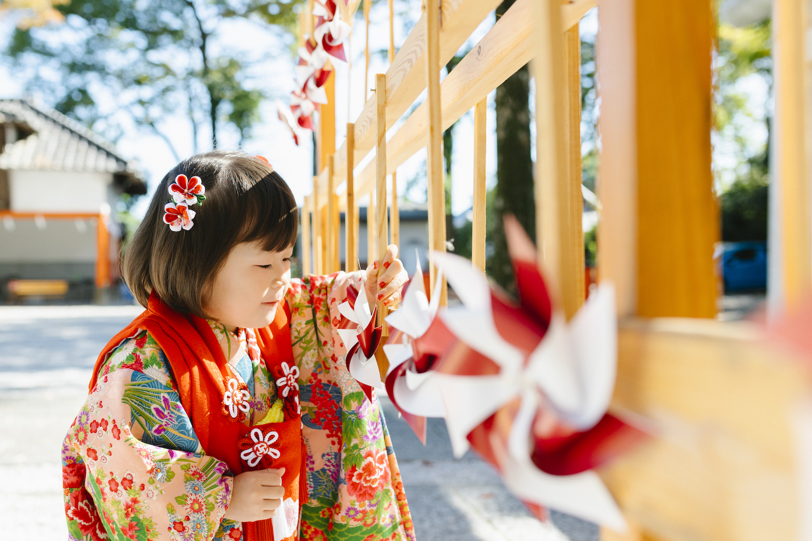 七五三の女の子