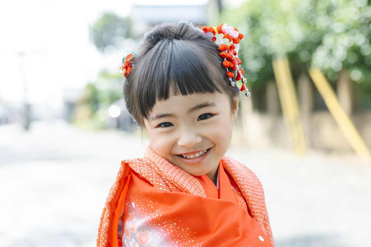 七五三の女の子