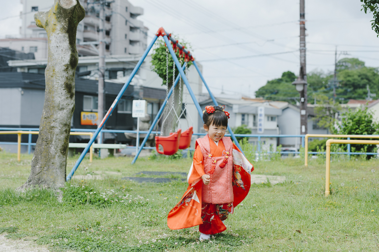 七五三の女の子