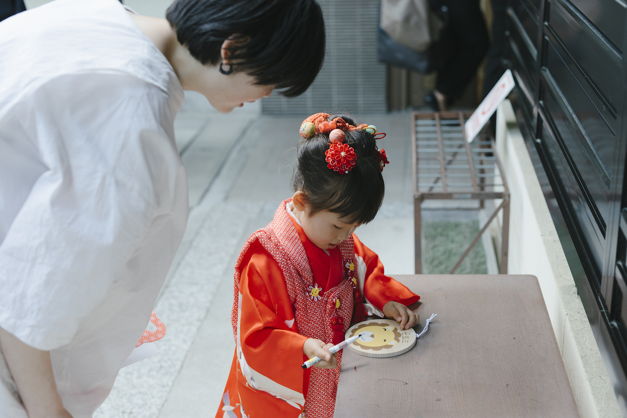 七五三の女の子